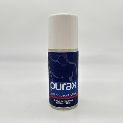 Purax Antitranspirant Roll On Extra Strong 50 ml, Deo Roll on gegen Schweiß, lan