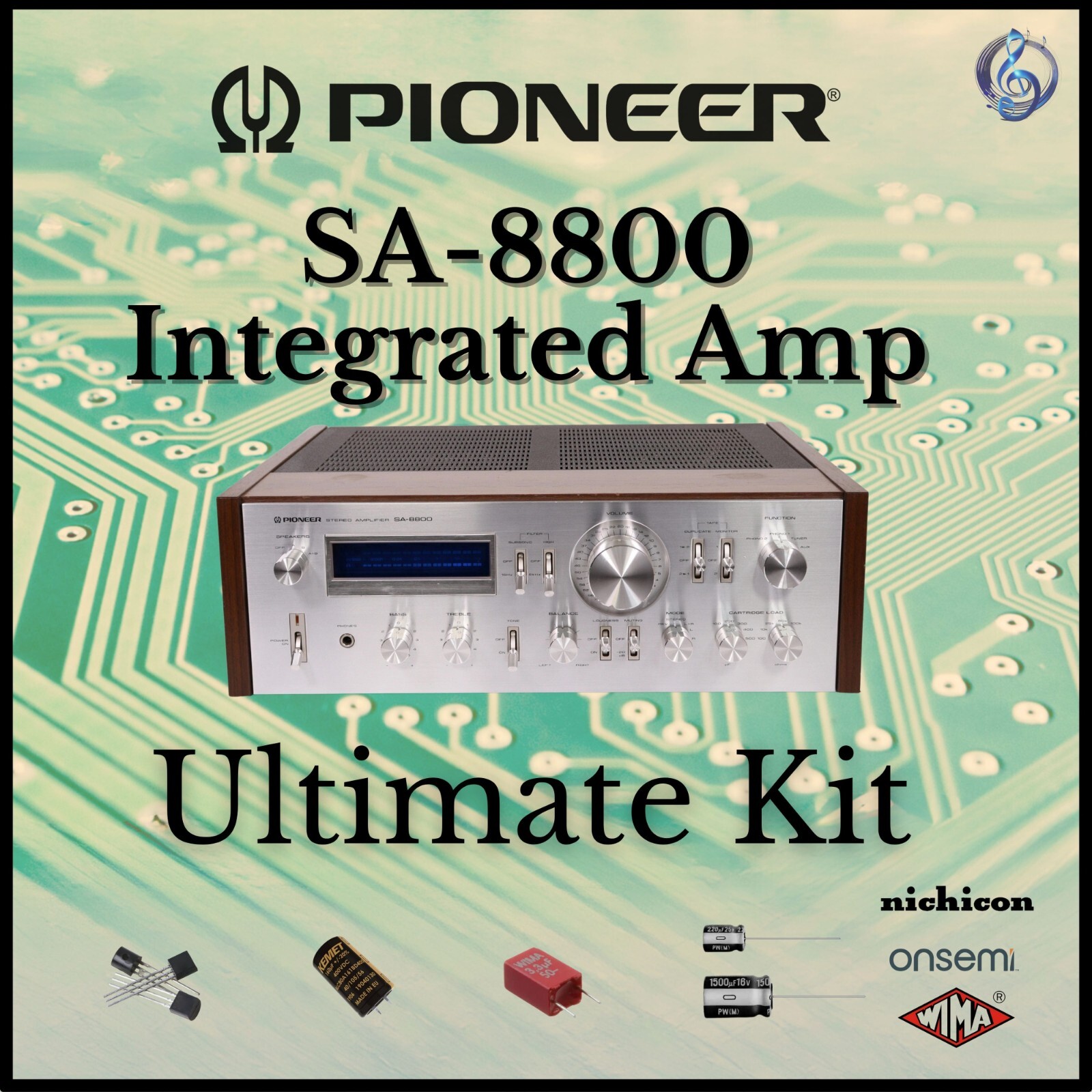 Pioneer SA-8800 Integrated Ultimate Upgrade Kit Genuine Pioneer SA-8800 Integrated Ultimate Upgrade Kit Genuine