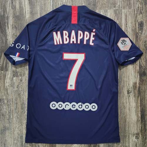 Flocage Officiel PSG 2019/2020 - Numéro 7 Mbappé - Pour Maillot