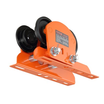 VEVOR Electric Hoist Manual Trolley 1100 lbs/0.5T 2.36"-4.72" I-Beam Adjustable