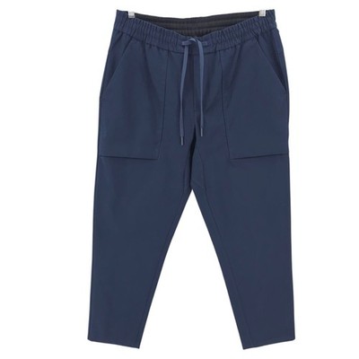 LULULEMON Men's Bowline Pant Utilitech ABC True Navy Elastic Waist Stretch XL