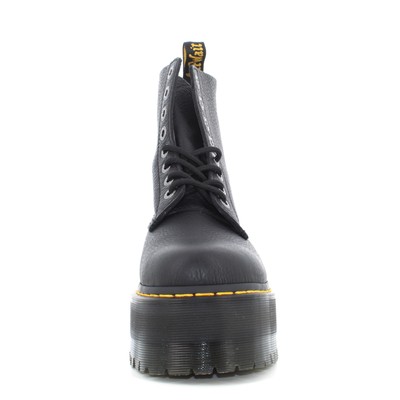 Pre-owned Dr. Martens A23us Women's Amphibian With Platform 26925001 1460 Pascal Max Pisa In Black