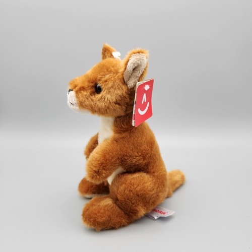 AURORA Kangaroo 7" Plush Toy Stuffed Animal Brown w/tags Sma