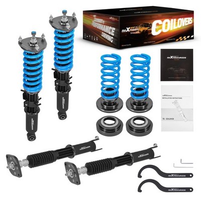 MaXpeedingrods T6 Coilovers Lowering Coils For Infiniti G37 V36 RWD Coupe 08-13