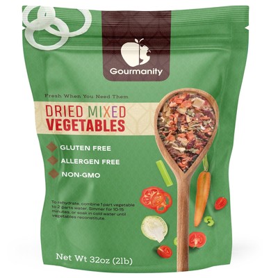 Dehydrated Mixed Vegetables, All Natural Dried Ramen Topping, Adds Color Flav...