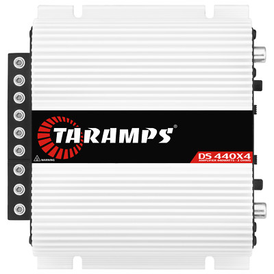 Taramps DS 440X4 2 Ohms 4-Channel Car Audio Amplifier 440W RMS Class D Amp
