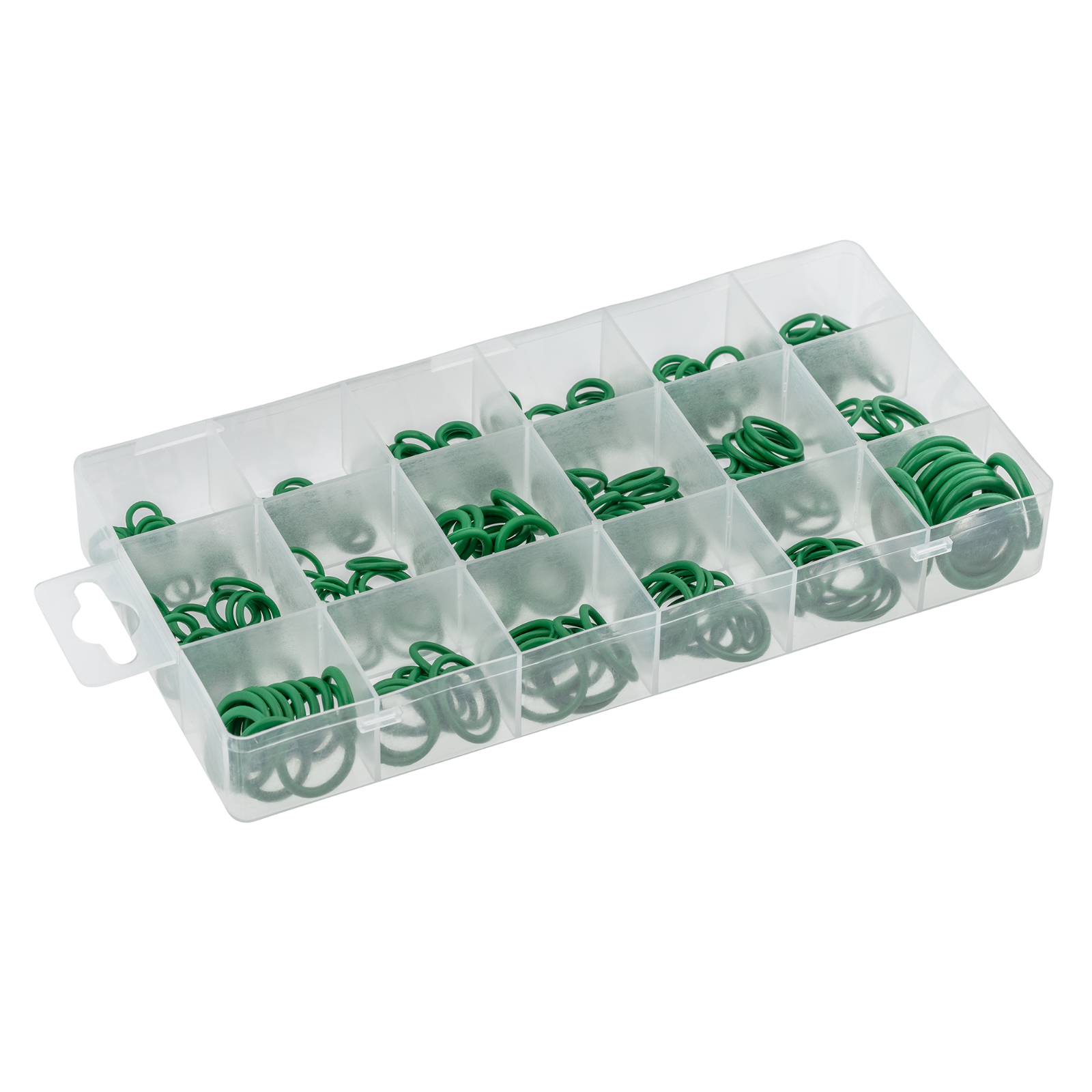 O-Ring Gasket Seal Washer Set 270 pieces Green Washer in Storage Box Automotive
