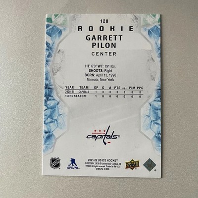 2021 Upper Deck Ice #128 Garrett Pilon RC
