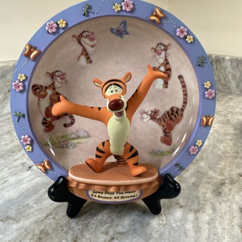 Tigger 100 Acre Days Plate Some Days You Want to Bounce All Around 3D Disney Tigger 100 Acre Days Plate Some Days You Want to Bounce All Around 3D Disney