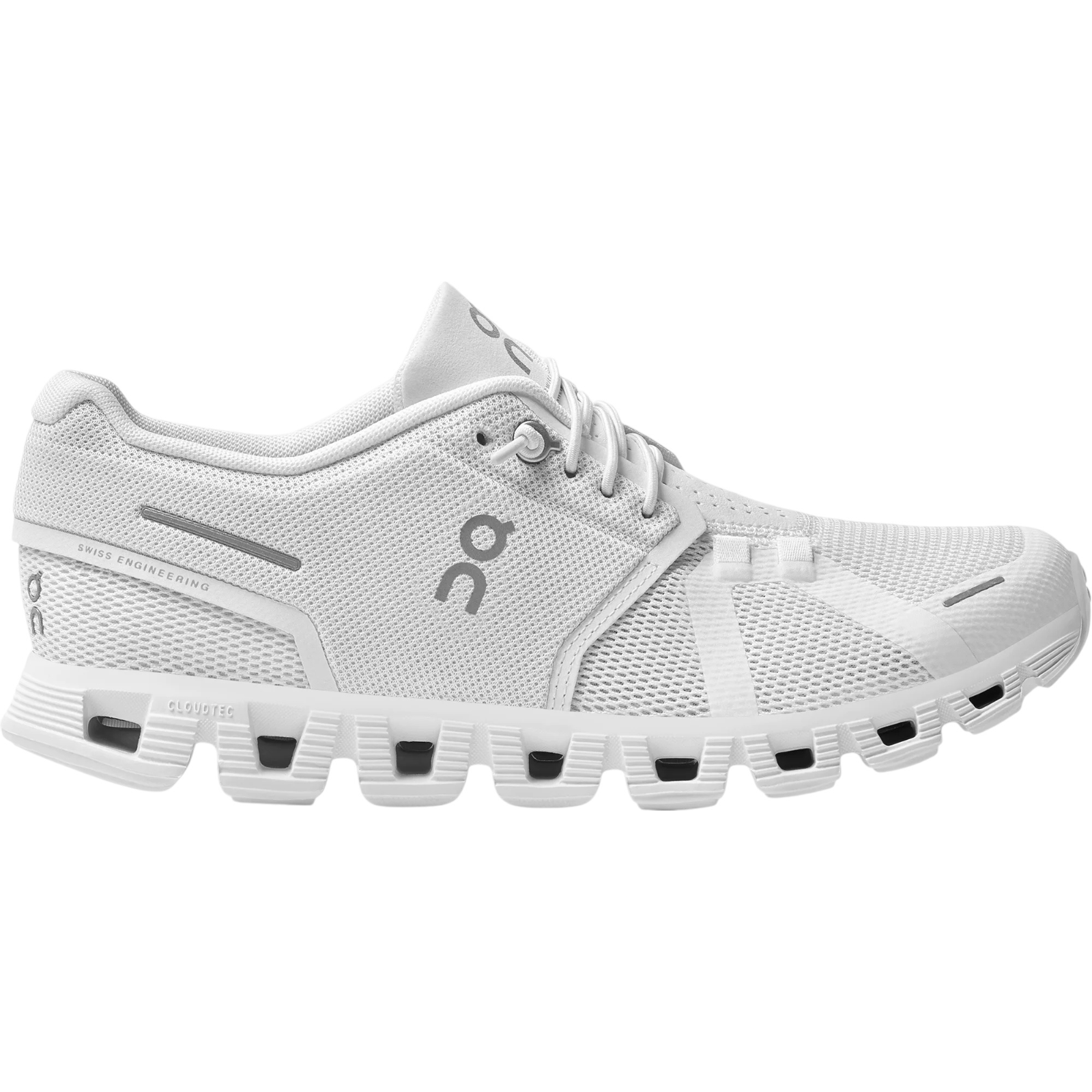 BRAND NEW On CLOUD 5 Womens Running Shoes All White US Sizes 6-11 NEW IN BOX