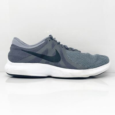 

Кроссовки Nike Mens Revolution 4 AA7402-010 серые кроссовки размер 11 Вт, Серый, Revolution 4