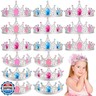 NINAOR Party Favors Princess Crowns for Little Girls, 16Pcs Princess Dress Up Tiaras for Kids Jewelry Cosplay Accessories, Princess Toys Headband