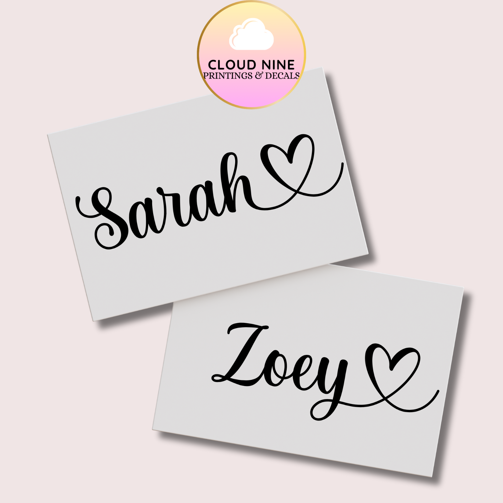 Name Decal Custom Vinyl Personalized Lettering Decal Tumbler Sticker Laptop 