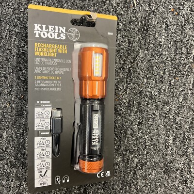 Klein Tools 56412 | Rechargeable LED Flashlight with Worklight
