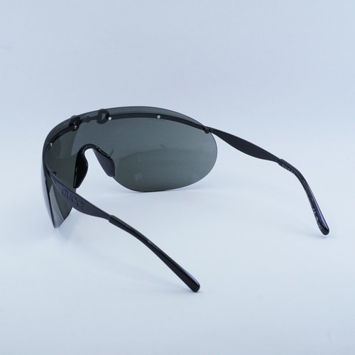 Pre-owned Gucci Gg1656s 001 Black/grey 99-1-125 Sunglasses Authentic In Gray