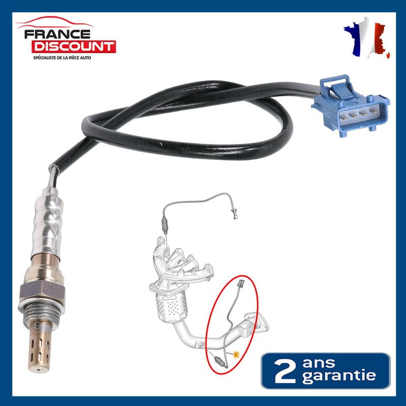 Sonde Lambda Capteur D'Oxygene Pour Peugeot 1007 106 206 207 306 307 1628ny