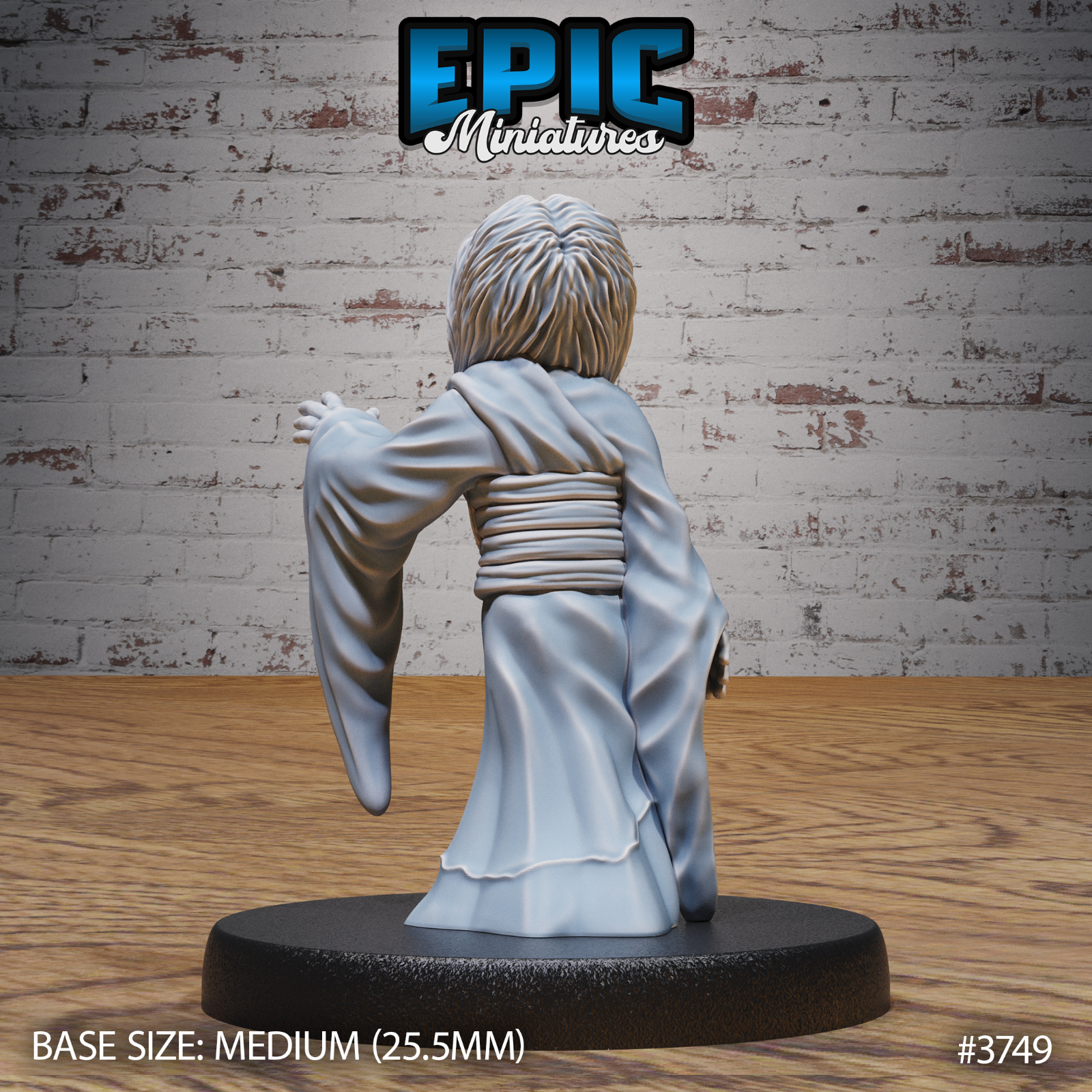 Ghost Girl 28mm DnD Fantasy Miniatures Unpainted Undead Tabletop Figures - Picture 10 of 14