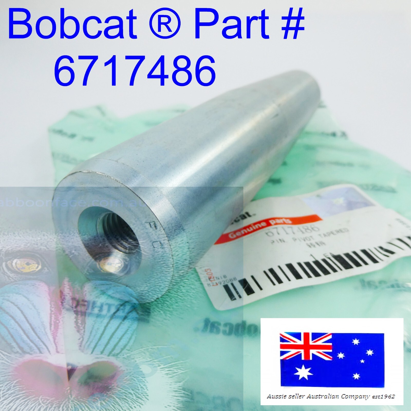 Bobcat Tilt Cylinder Ram Top Upper Base Pivot Pin to Lift