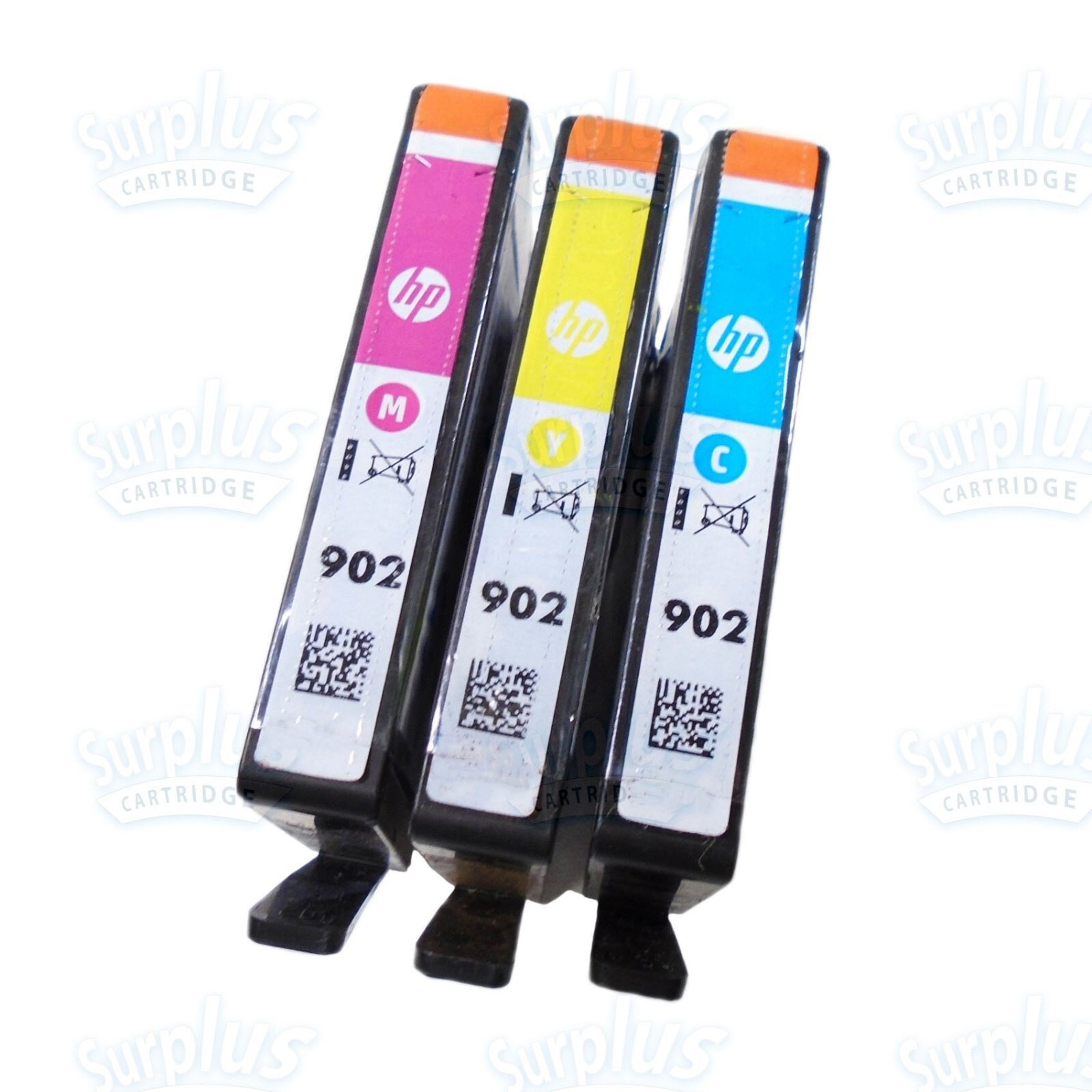 4pk Genuine HP 902XL Black & 902 Color OfficeJet 6960 6965 6968 6978 6970