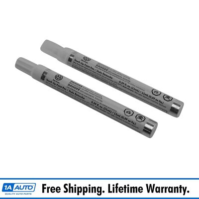 OEM VW Touch-Up Paint Pen Snow Black L041 & Clear Coat for Volkswagen Brand New
