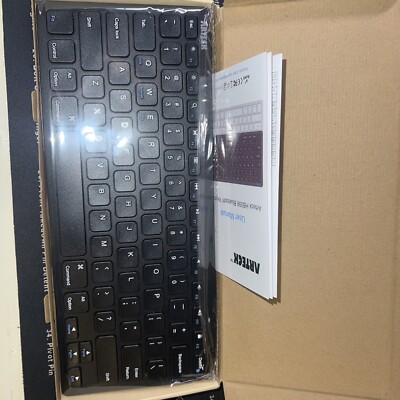 ARTECK HB098 Ultra-Slim Bluetooth Keyboard  iOS Android Windows  -  NEW Open