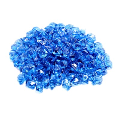 10-Pound Polygon Fire Glass for Fire Pit Fireplace Landscaping 1/2-Inch Pacif...