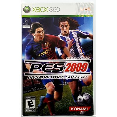 (Manual Only) Pro Evolution Soccer 2009 Microsoft Xbox 360 Original