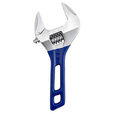 Large Opening Adjustable Wrench Spanner with Short Handle 8 inch