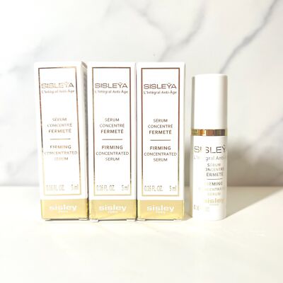 3 x Sisley Sisleya Anti-Age Firming Concentrated Serum 5ml .16oz = 15ml 0.48oz