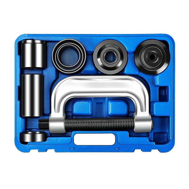 Ball Joint Press & U Joint Removal Tool Kit with 4x4 Adapters for Most 2WD Red