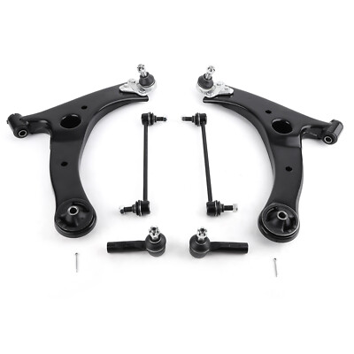 Front Lower Ball Joint Control Arm & Tie Rod For Toyota Corolla 2014-2019 1.8l