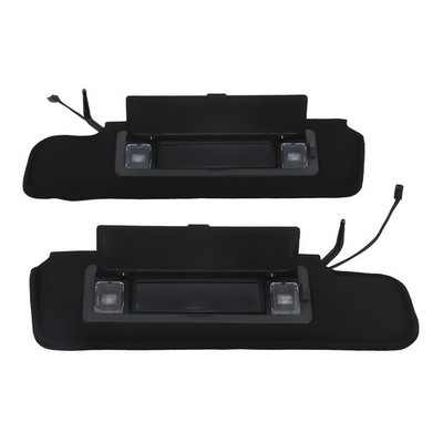 Sunvisor Pair W/Vanity Mirror & LED Light Fit for Chevrolet C4 Corvette 14081826
