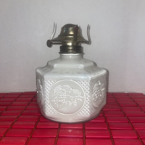 Lamp Kerosene Lamps Horse And Buggy Scene