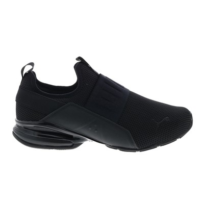 

Мужские черные кроссовки без шнуровки Puma Axelion Slip On 37719802 10,5, Черный, Puma Axelion Slip On