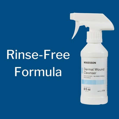 McKesson Dermal Wound Cleanser Spray Non-Cytotoxic Rinse-Free Formula 8 fl oz