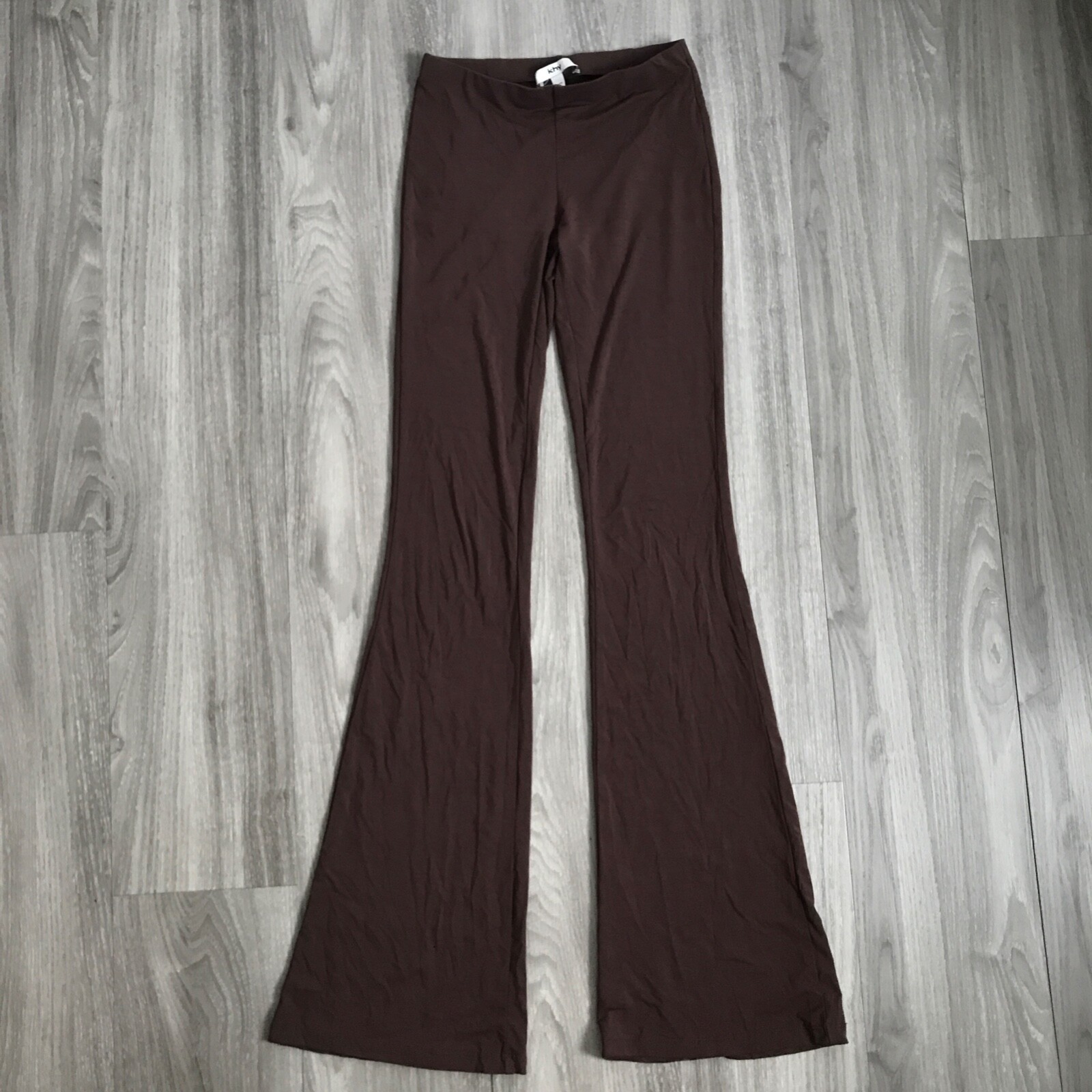 KHY Bootcut Pants 2XS Womens Brown Stretch Slim Fit Casual