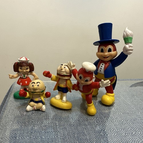 Jollibee Set Of 5pcs Champ, Twirl Vintage Toy Fig