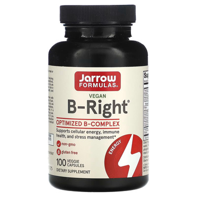 Jarrow Formulas, B-Right, 100 Veggie Caps
