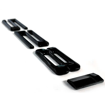 BLACK 528I FITS BMW 528 REAR TRUNK NAMEPLATE EMBLEM BADGE NUMBERS DECAL NAME