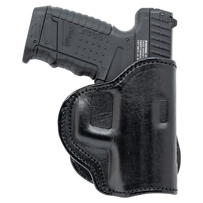 PADDLE HOLSTER FOR BERETTA NANO 9MM. OWB LEATHER PADDLE WITH ADJUSTABLE CANT.