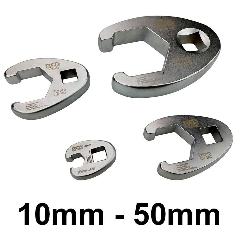 HahnenfuÃSchlÃ¼Ssel Sw 10-50mm KrÃ¤HenfuÃSchlÃ¼Ssel Offener SchlÃ¼Ssel Bgs Nach Wahl