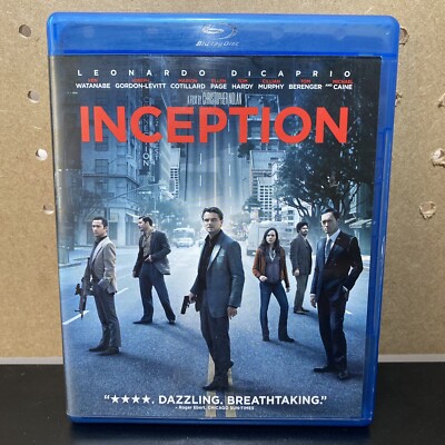 Inception (Blu-ray/DVD, 2010, 3-Disc Set) Free Shipping