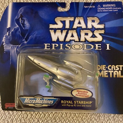 Star Wars Ep. 1 Royal Starship, Trade Federation, Gian Speed Micromachines 1999