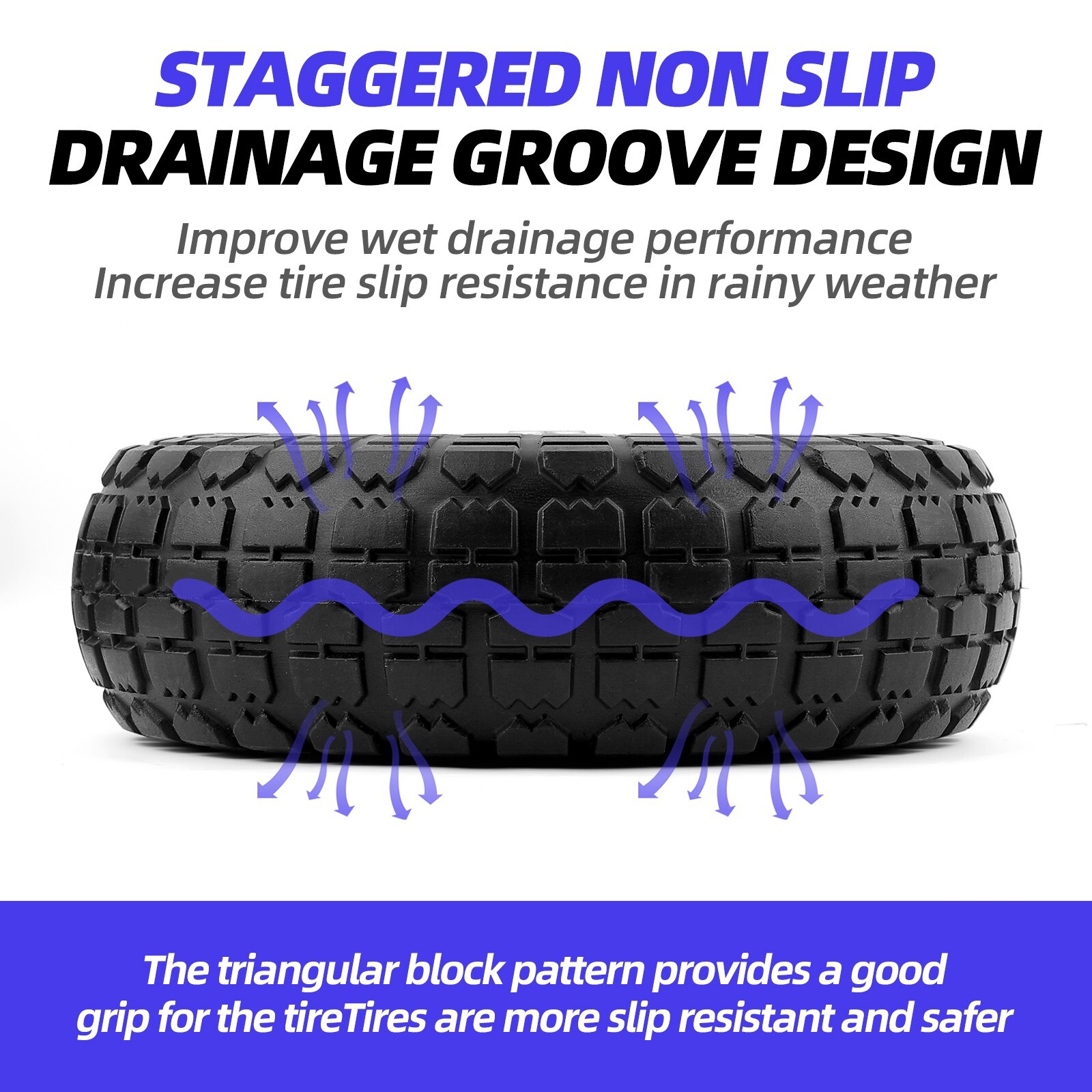 2 PACK 10" Flat Free Tubless Tire Wheel 4 Hand Truck Dolly Go Kart Wagon FOAM