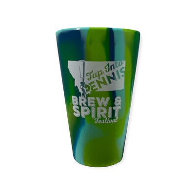 Silipint Silicone ENNIS MT FESTIVAL Unbreakable Cup Glass Tumbler Tie-dye 16oz