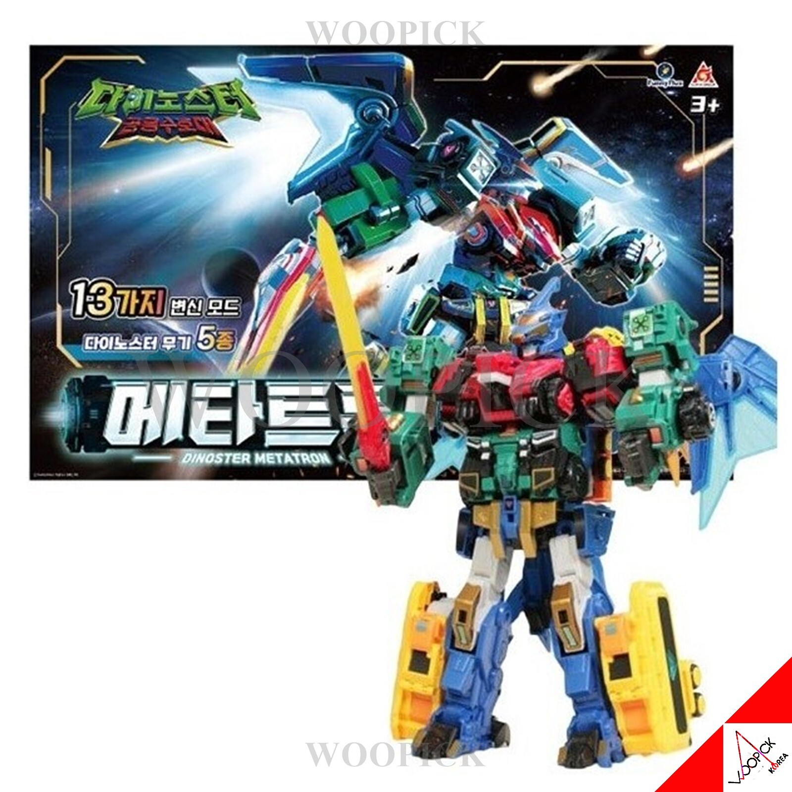 トゥーンデーモン DINOSTER METATRON 13-Transformations Full Ver. Transformer