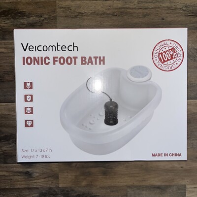 Veicomtech Ionic Foot Bath Detox Machine Ion Detox Foot Cleanse Foot Detox (D)