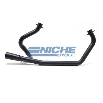 Yamaha Virago XV 920 750 Black 2.5" 2-Into-1 Exhaust Header 