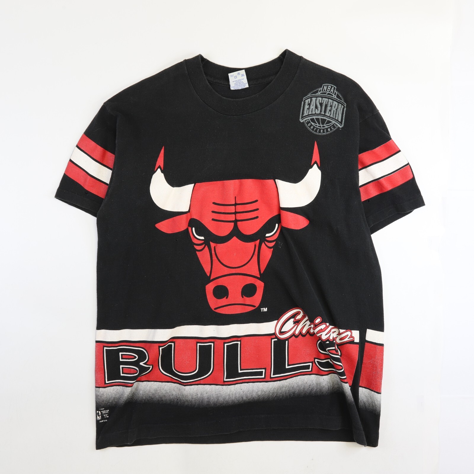 90s CHICAGO BULLS Tee SALEMボディ USA製 Vintage Chicago Bulls Salem Jersey T-Shirt Size Large 90s