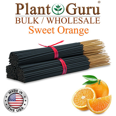 SWEET ORANGE Incense Sticks 11'' Bulk Pack Wholesale Hand Dipped Lot